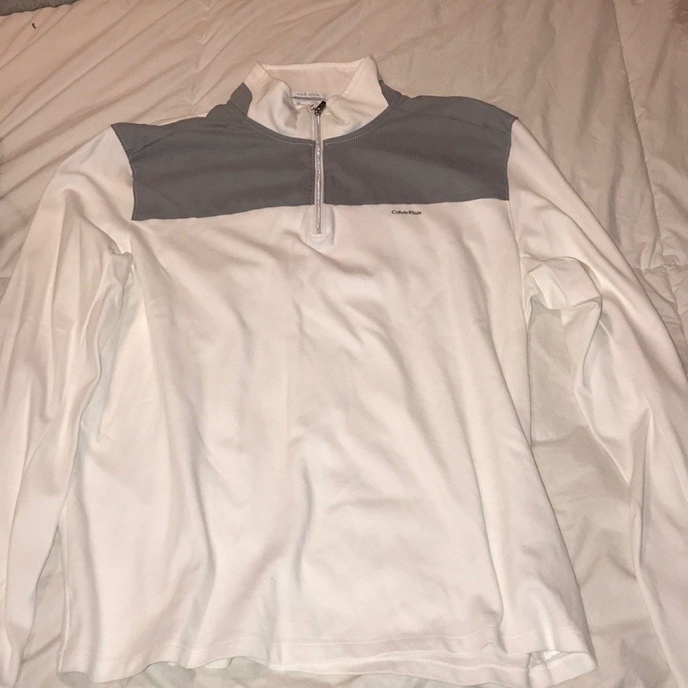 calvin klein half zip